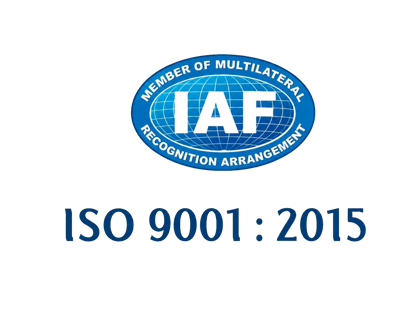 IAF ISO 9001:2015 certification logo