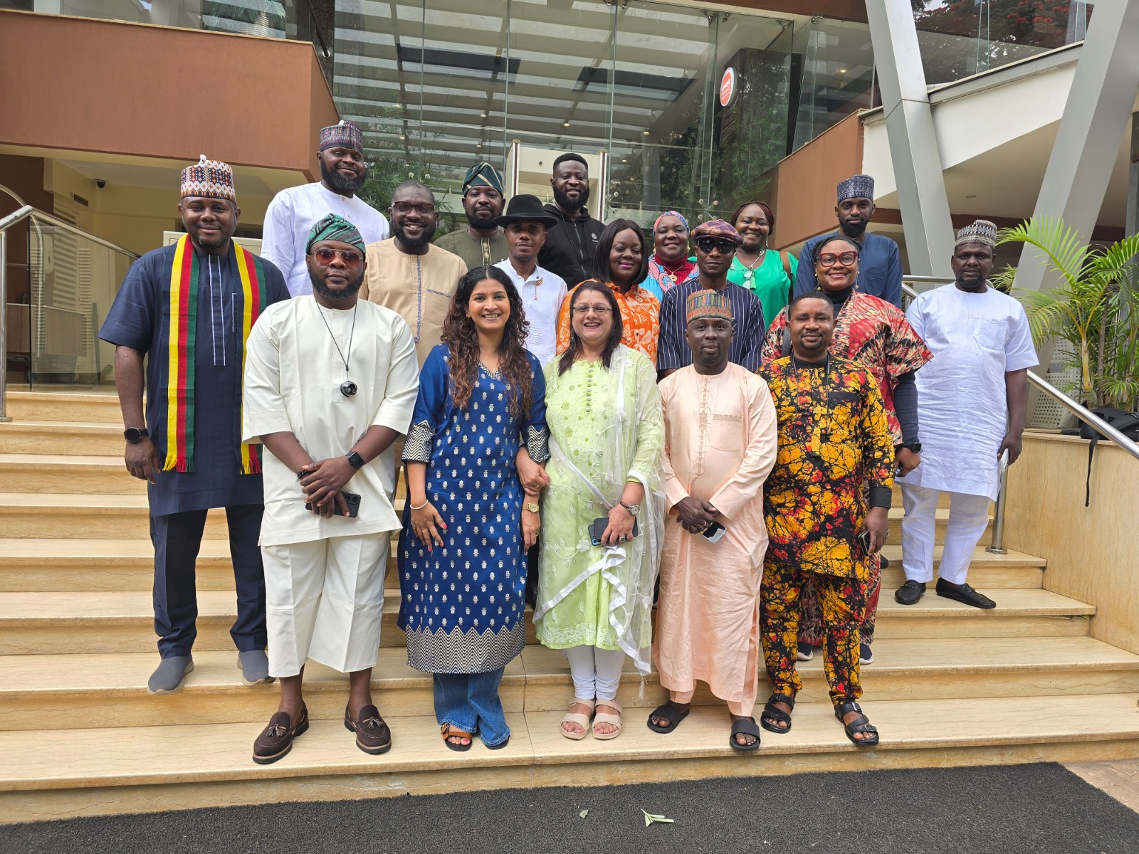 Corporate training graduation ceremony