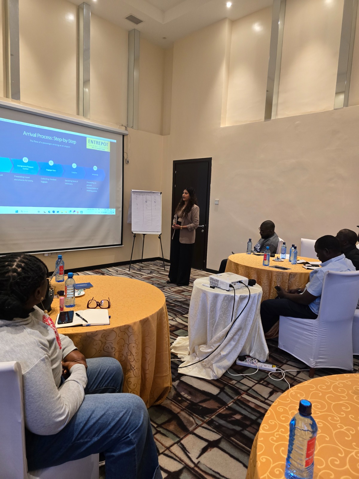 ETI facilitator presenting a training session